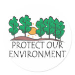 Protect Our Environment stickers