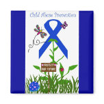 Protect our future blue ribbon magnet