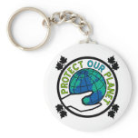 Protect Our Planet Keychains