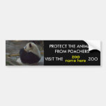 PROTECT THE ANIMALS, bumper sticker bumper stickers