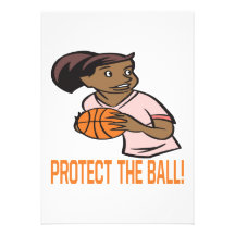 Protect The Ball Personalized Invitations
