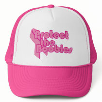 Protect the Boobies Breast Cancer Awareness Hat