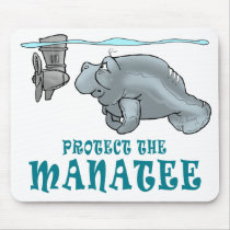 Protect the Manatee Mousepad