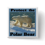 Protect the Polar Bear buttons