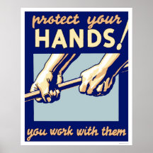 Protect Your Hands 1936 WPA Posters