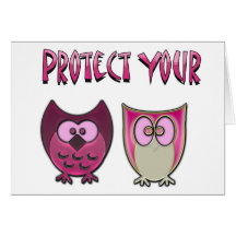 Protect Your Hooters Greeting Cards