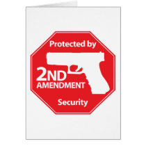 Protected by 2nd Amendment - Red