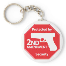 Protected by 2nd Amendment - Red