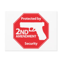 Protected by 2nd Amendment - Red