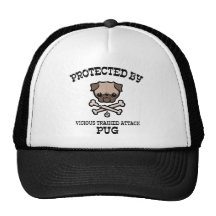 Protected By Pug Trucker Hat