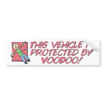 Protected By Voodoo bumper stickers