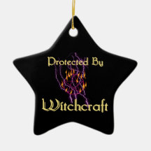Protected By Witchcraft Ornament