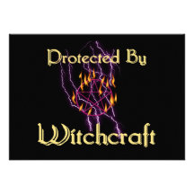 Protected By Witchcraft Personalized Invitations