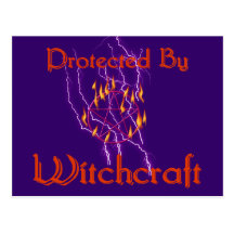 Protected By Witchcraft Postcard