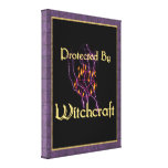 Protected By Witchcraft Stretched Canvas Print