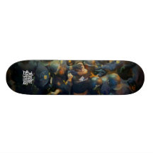 Protecting And Serving Painting Custom Skate Board