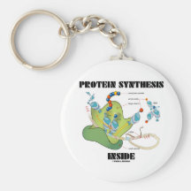 Protein Synthesis Inside (Cell Biology) Keychain