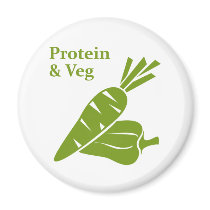 Protein & Veg Fridge Magnet