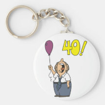 Protest My 40th Birthday Gifts Keychain