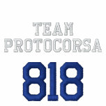 ProtoCorsa Polo Black embroidered shirts
