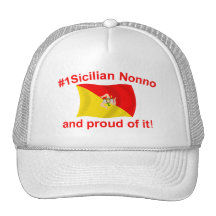 Proud #1 Sicilian Nonno Trucker Hat