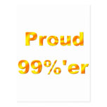 Proud 99%'er #2 postcard