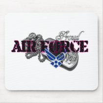 Proud AF Wife Mousepads