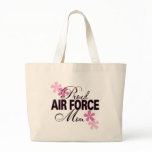 Proud Air Force Mom Tote Bag