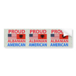 Proud Albanian American Bumper Stickers