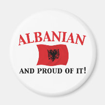 Proud Albanian Fridge Magnets