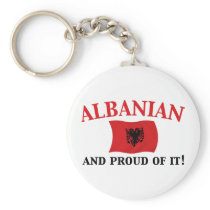 Proud Albanian Key Chain