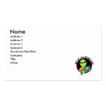 Proud alien daddy business cards