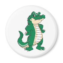 Proud Alligator Fridge Magnet