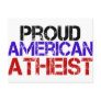 Proud American Atheist Postcards