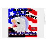 Proud American Barack Obama Greeting Card
