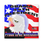 Proud American Barack Obama Refrigerator Magnet