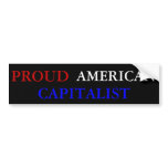 PROUD, AMERICAN, CAPITALIST BUMPER STICKERS