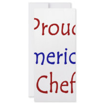 Proud American Chef Full Color Rack Card