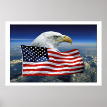 Proud American Eagle Posters