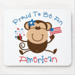 Proud American Girl Monkey mousepads