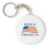 Proud American Keychain