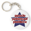 Proud American Redneck keychains