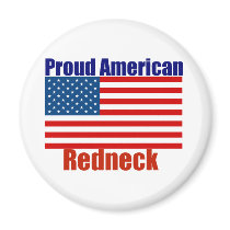 Proud American Redneck Refrigerator Magnets