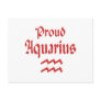 Proud Aquarius Postcards