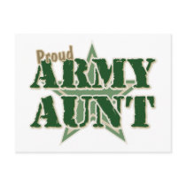 Proud Army Aunt Postcard