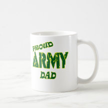 Proud Army Dad Coffee Mugs