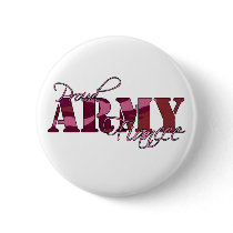 Proud Army Fiancee Button