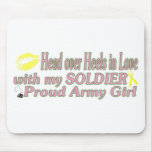 Proud Army Girl mousepads