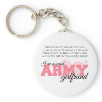 Proud Army Girlfriend Key Chains
