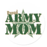 Proud Army Mom Sticker